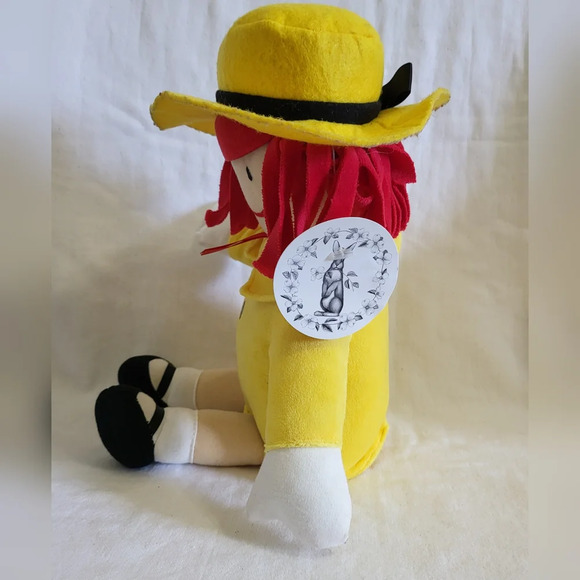Madeline 13" Yellow Felt Coat & Hat Soft Plush Doll Embroidered Collectible 2016 - Picture 2 of 7